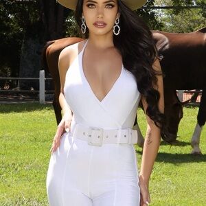 Elegant White Jumpsuit